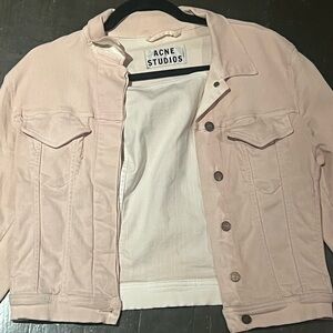 Acne Cream Jean Jacket
